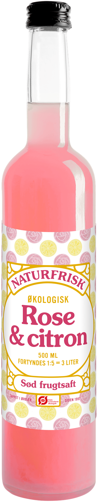 Rose- & Citron saft, Økologisk