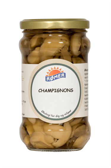 Champignon i skiver, Økologisk