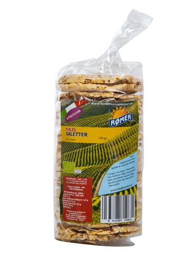 Majs Galetter, Økologisk og glutenfri