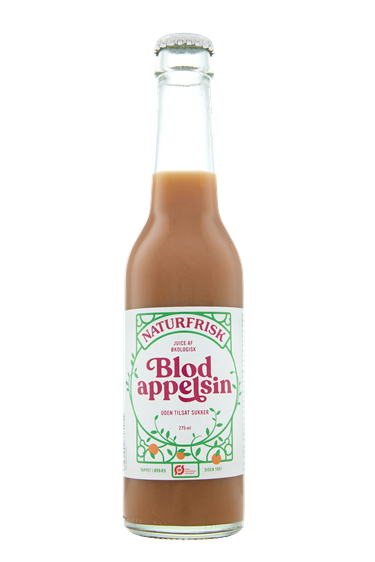 Blodappelsinjuice 27,5 cl. Økologisk